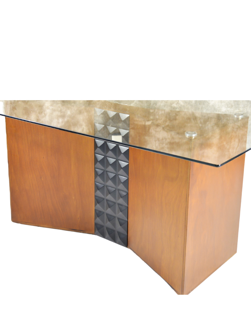 MESA ESTOCOLMO CRISTAL CON PEDESTAL P/6 - Image 2