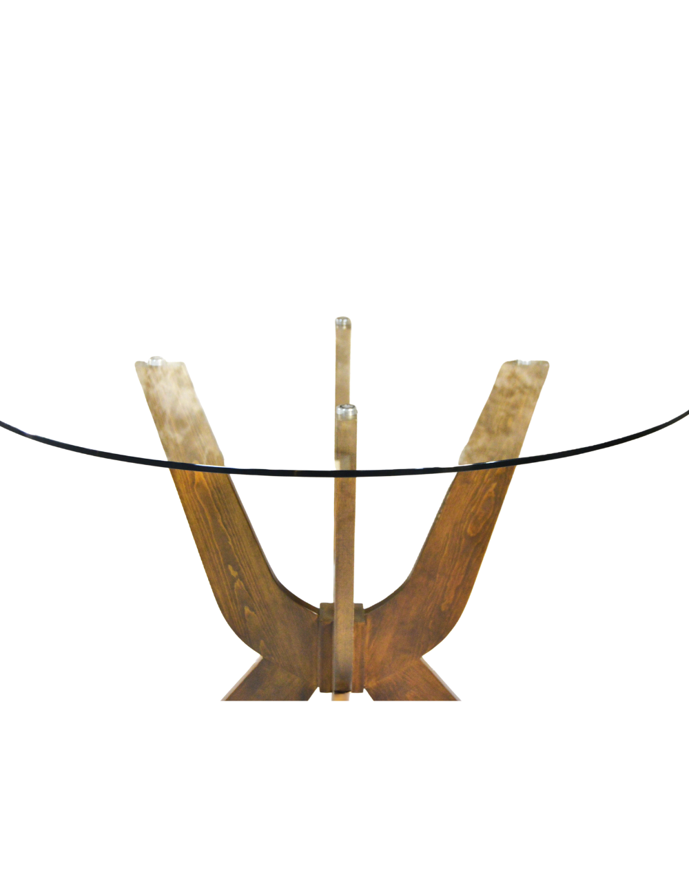 MESA ISLANDIA NOGAL C/CRISTAL - Image 2